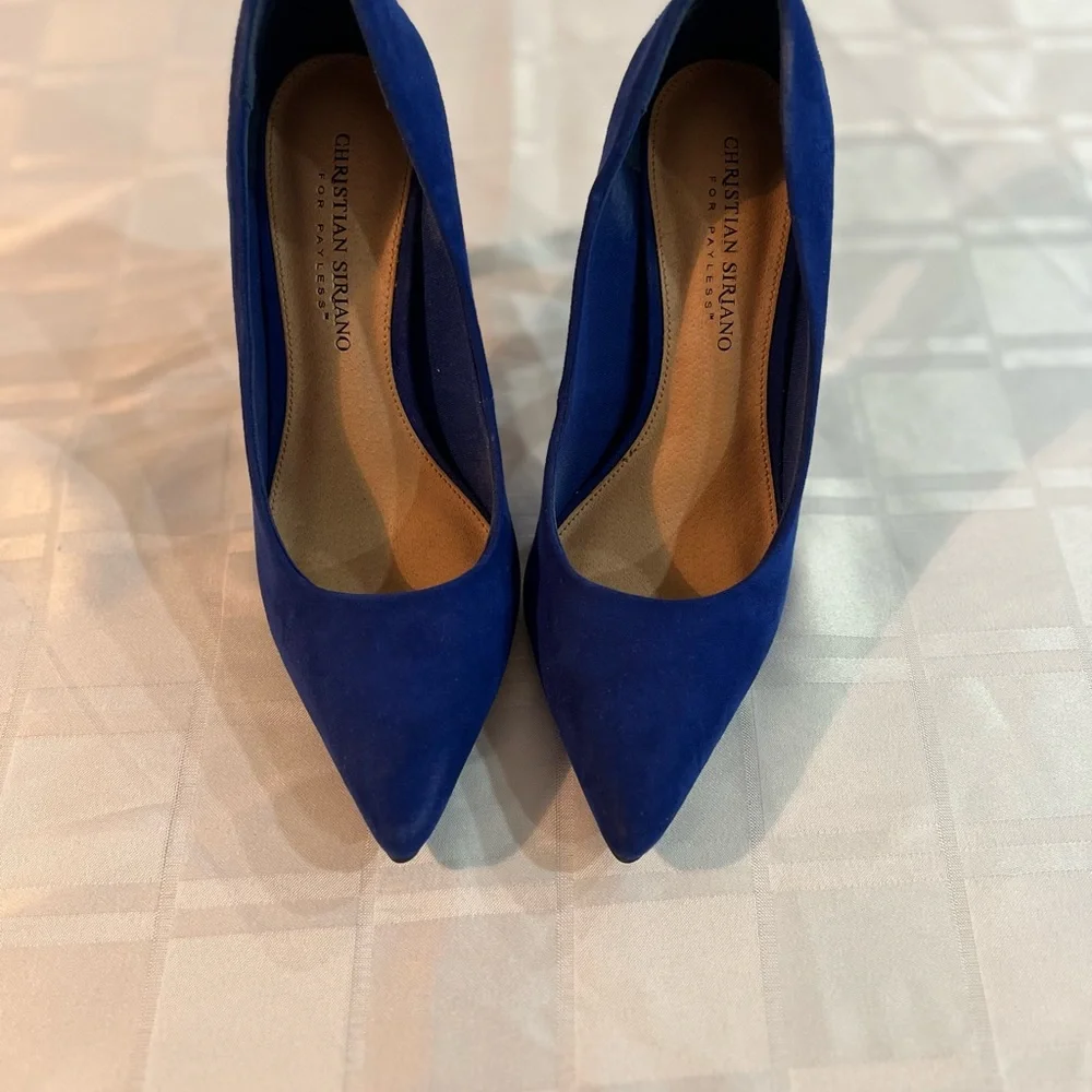 Christian Siriano Royal Blue Heels – Size 7.5– Excellent Condition - Picture 4 of 11